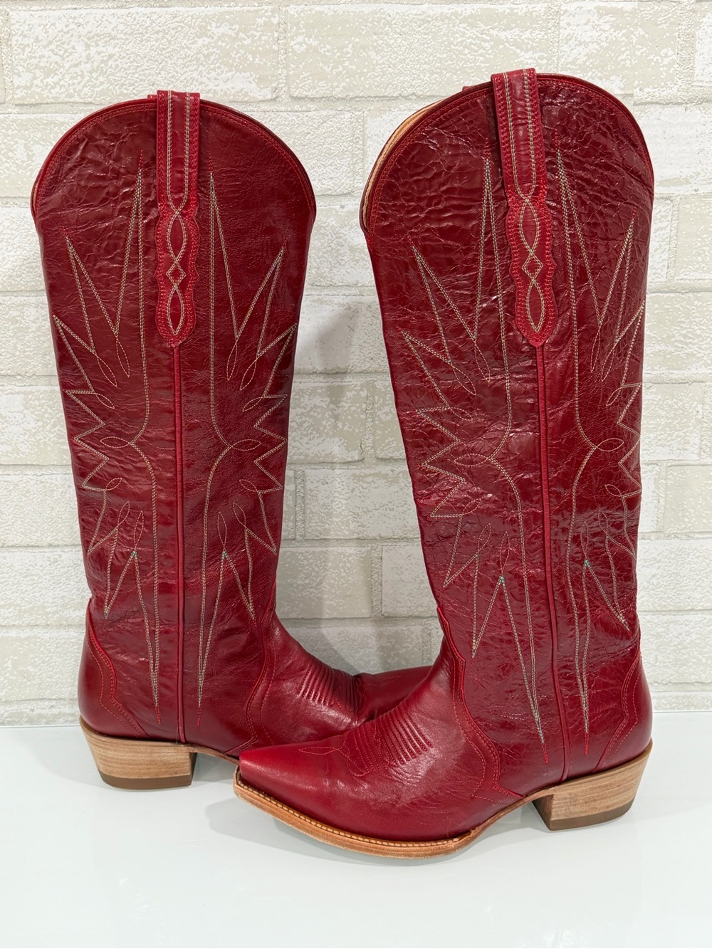 TECOVAS The Loretta Western Boot In Ruby - Size - 10B